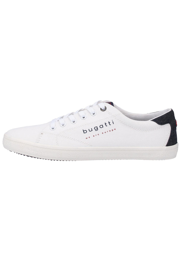 Bugatti Sneaker Lederimitat/Textil Weiß - surf4shoes