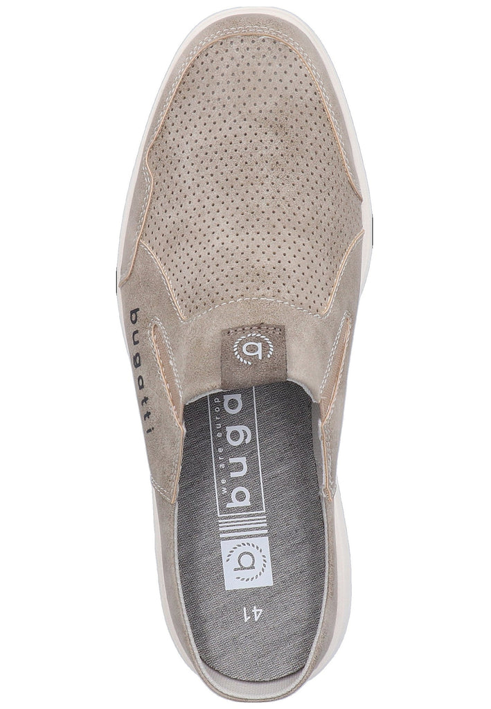 Bugatti Clogs Lederimitat Taupe - surf4shoes