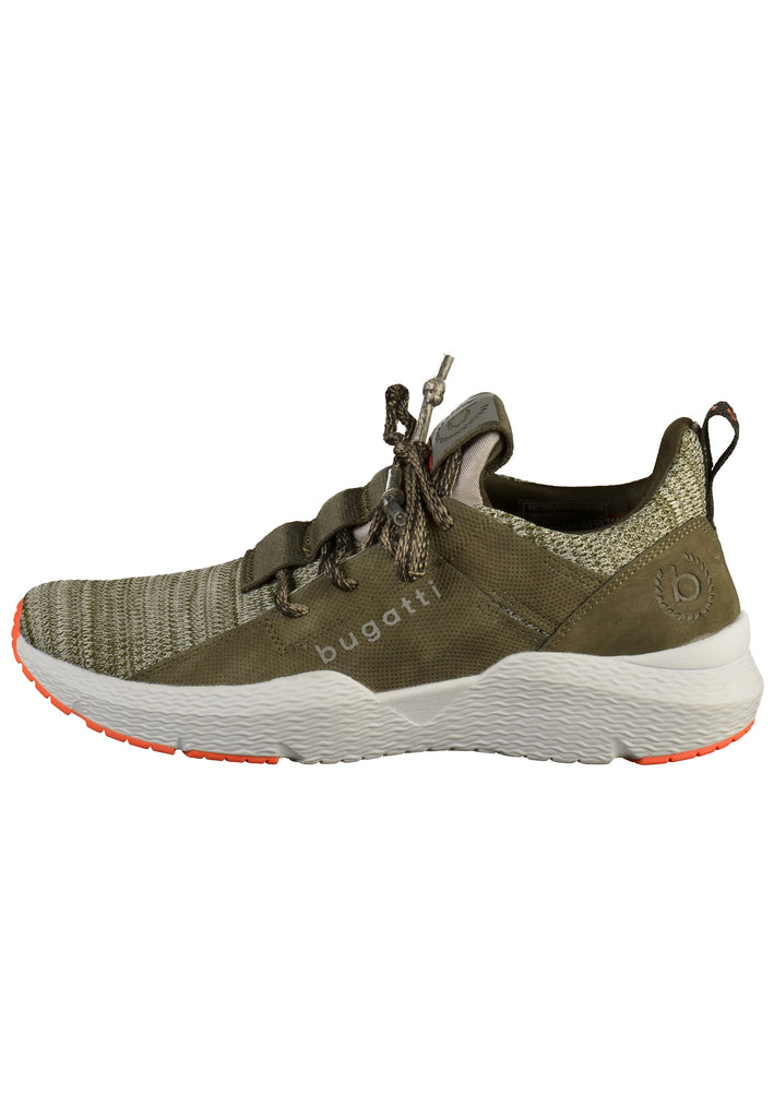 Bugatti Sneaker Textil Dunkelgrün - surf4shoes