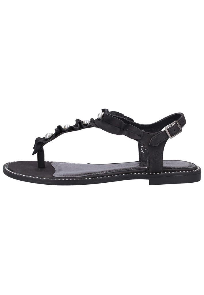 Bugatti Sandalen Lederimitat Schwarz - surf4shoes