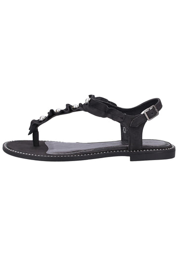 Bugatti Sandalen Lederimitat Schwarz - surf4shoes