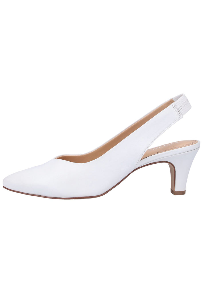 Bugatti Pumps Glattleder Weiß - surf4shoes