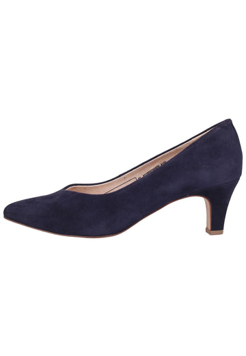 Bugatti Pumps Veloursleder Dunkelblau - surf4shoes