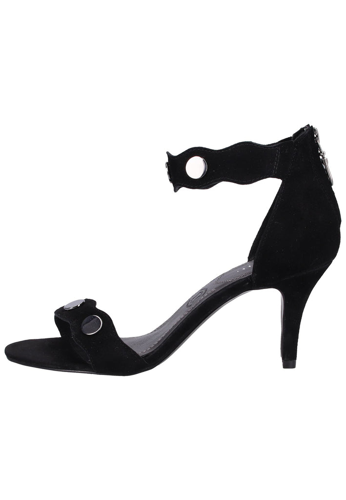 Bugatti Sandalen Veloursleder Schwarz - surf4shoes