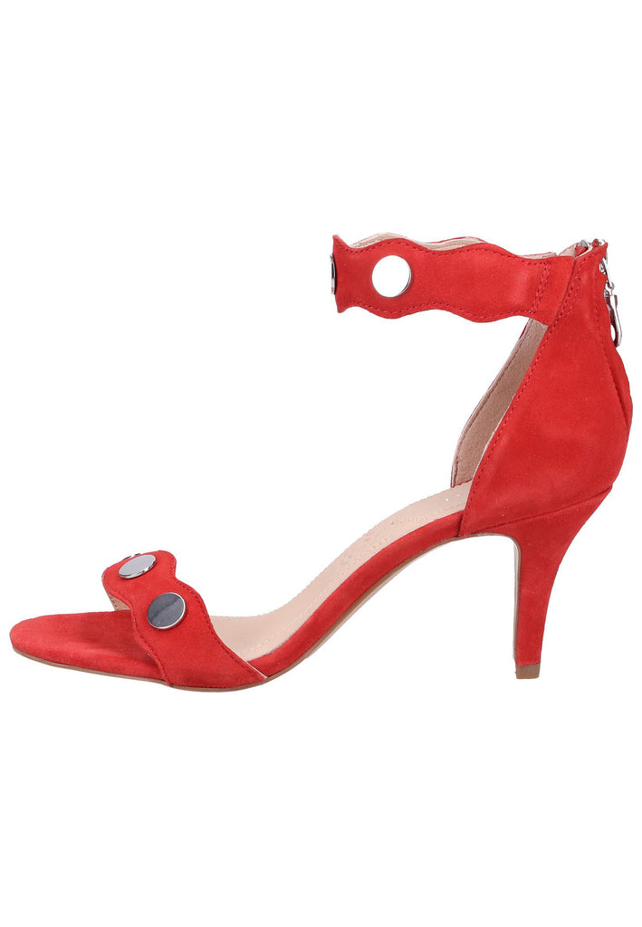 Bugatti Sandalen Veloursleder Rot - surf4shoes