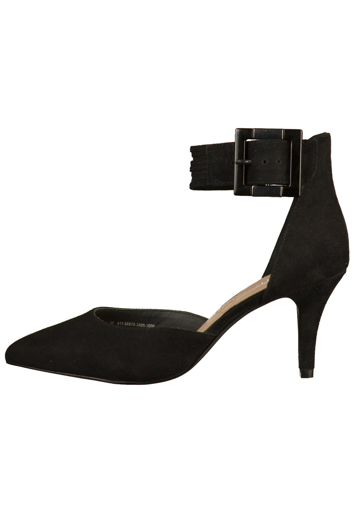 Bugatti Sandalen Veloursleder Schwarz - surf4shoes