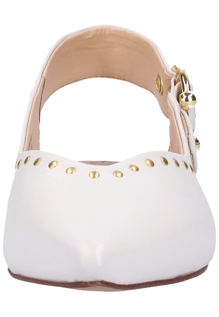 Bugatti Ballerinas Glattleder Weiß - surf4shoes