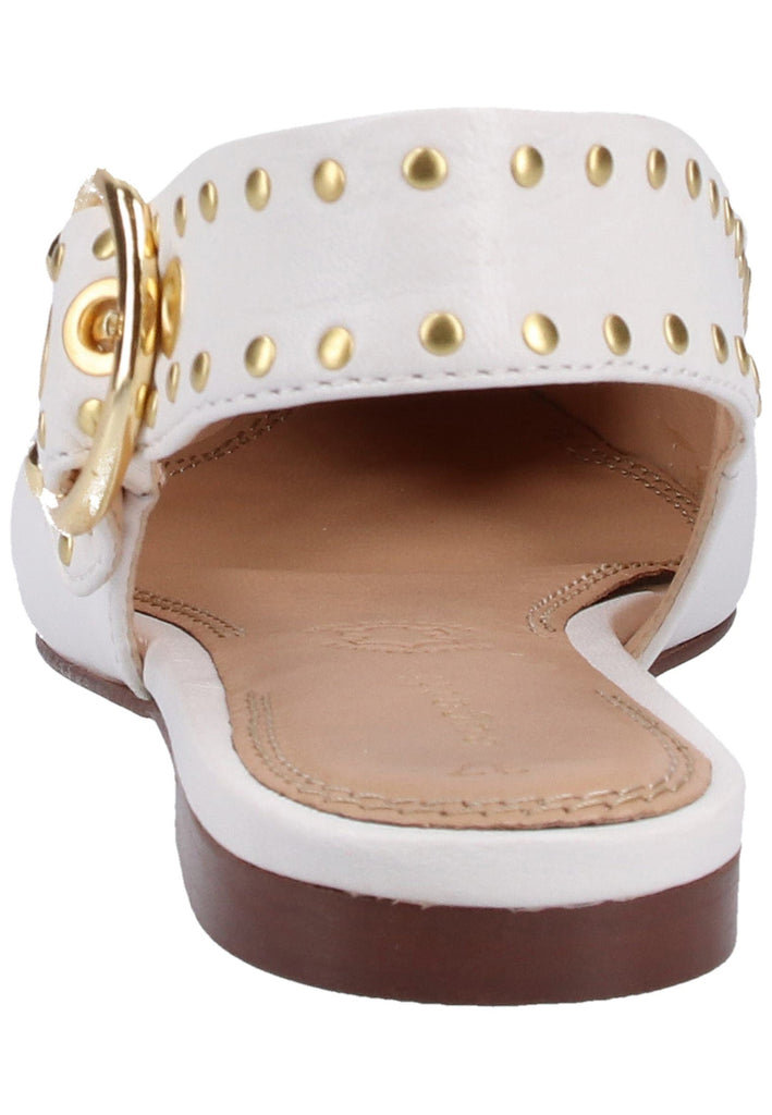 Bugatti Ballerinas Glattleder Weiß - surf4shoes