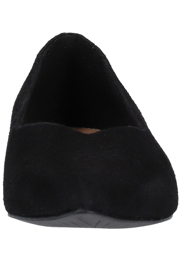 Bugatti Ballerinas Veloursleder Schwarz - surf4shoes