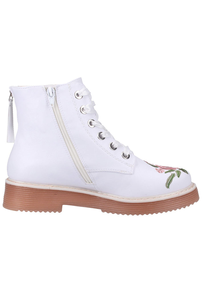 Bugatti Stiefelette Lederimitat Weiß - surf4shoes