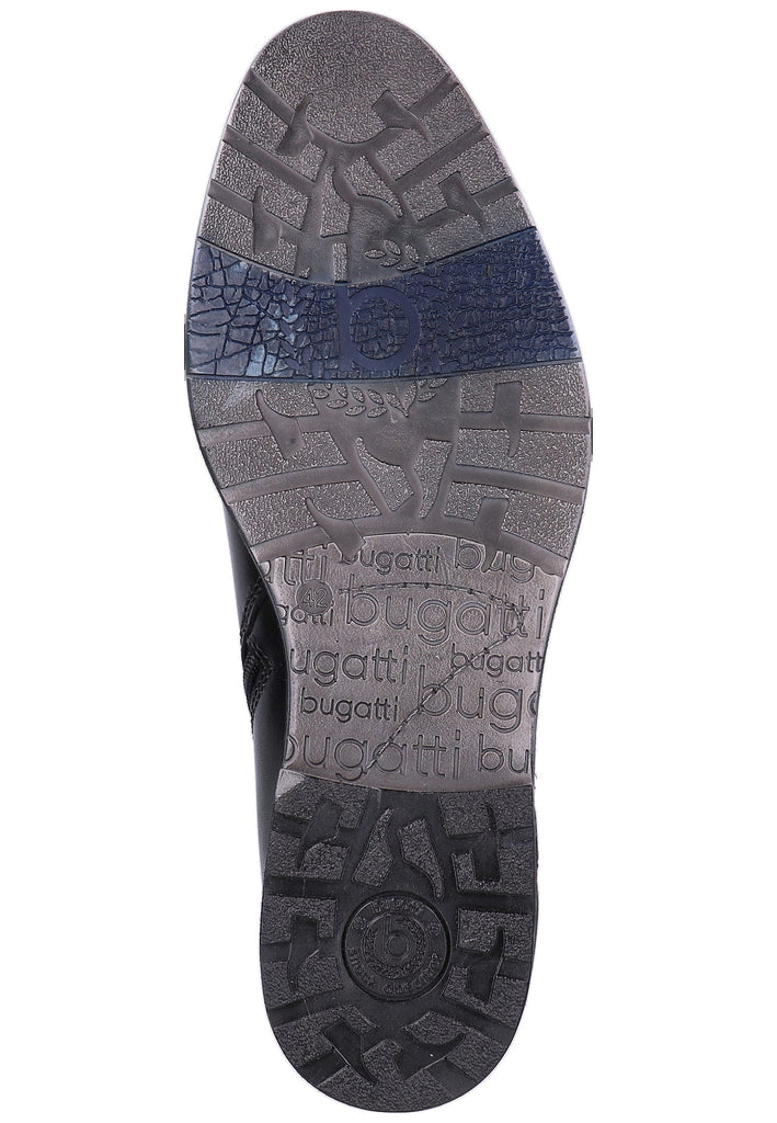 Bugatti Stiefelette Nappaleder Schwarz - surf4shoes