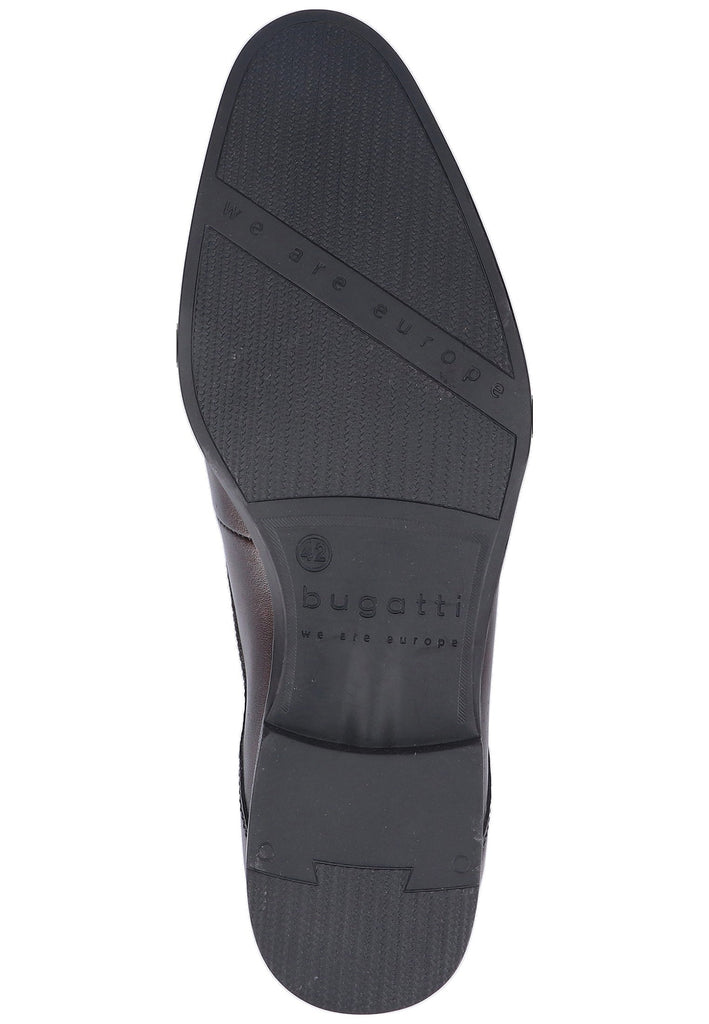 Bugatti Businessschuhe Glattleder Dunkelbraun - surf4shoes