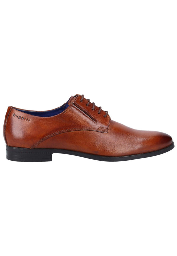 Bugatti Businessschuhe Glattleder Cognac - surf4shoes