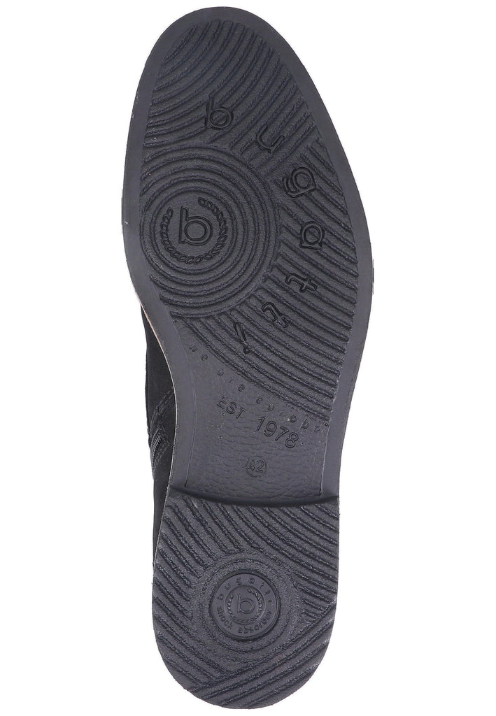Bugatti Stiefelette Nubukleder Schwarz Warmfutter - surf4shoes
