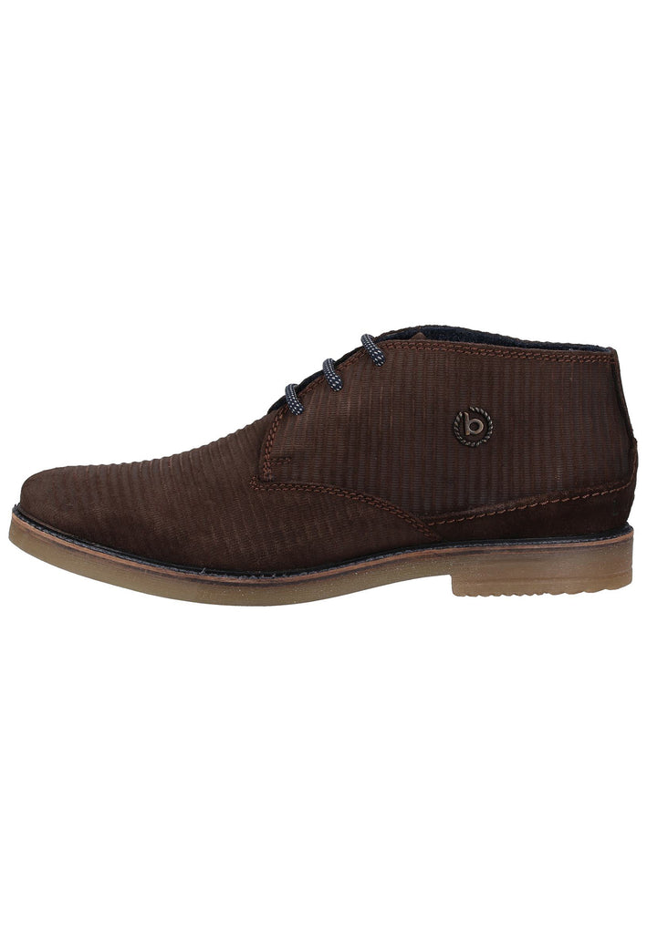 Bugatti Halbschuhe Veloursleder Dunkelbraun - surf4shoes