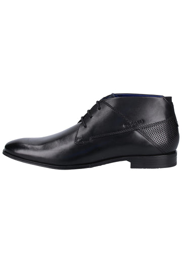 Bugatti Halbschuhe Nappaleder Schwarz - surf4shoes