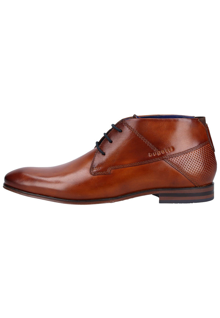 Bugatti Halbschuhe Glattleder Cognac - surf4shoes