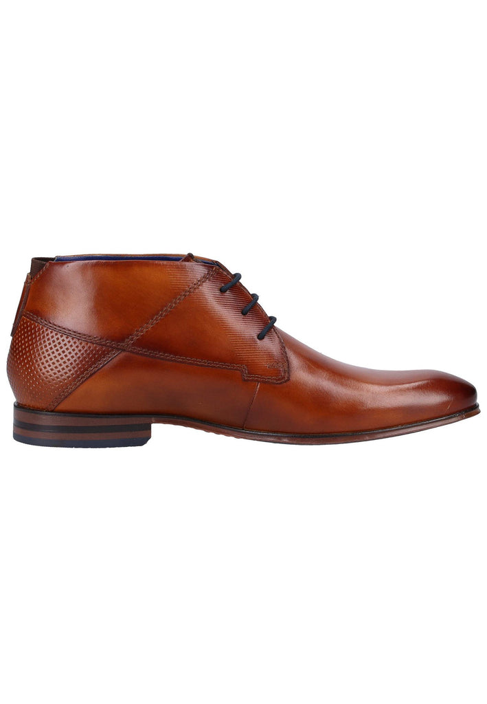 Bugatti Halbschuhe Glattleder Cognac - surf4shoes