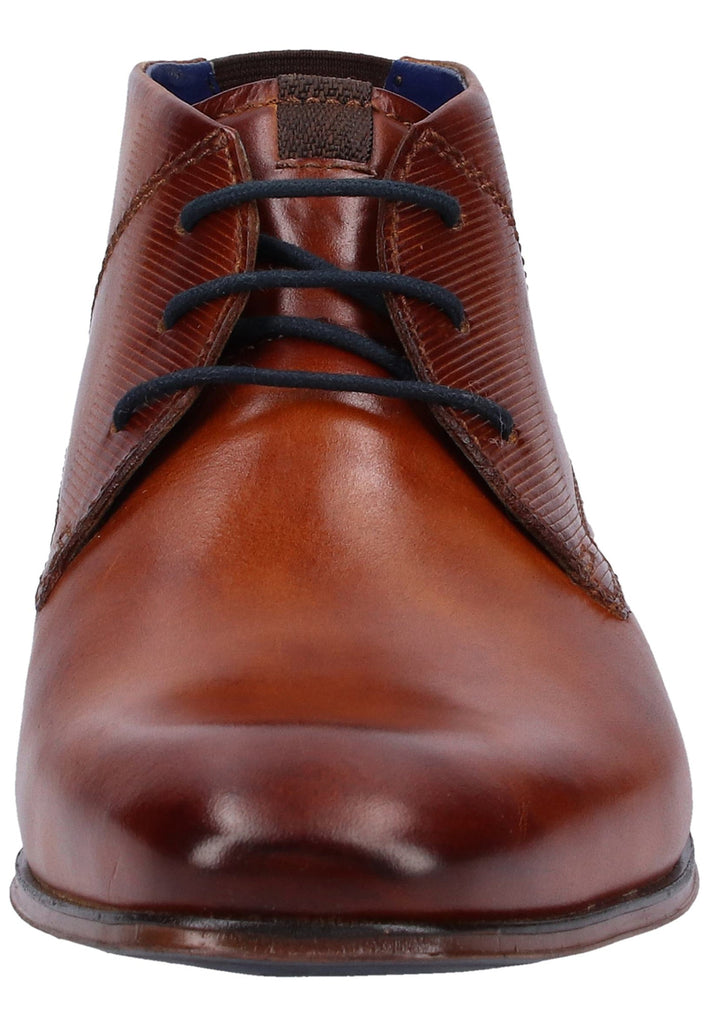 Bugatti Halbschuhe Glattleder Cognac - surf4shoes