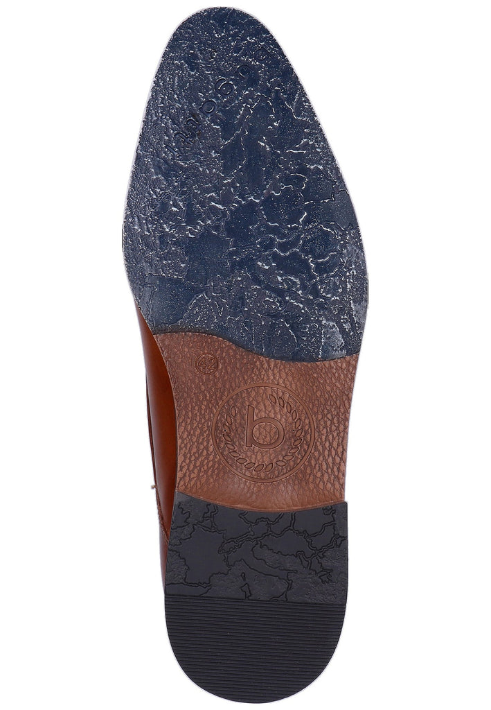 Bugatti Businessschuhe Glattleder Cognac - surf4shoes