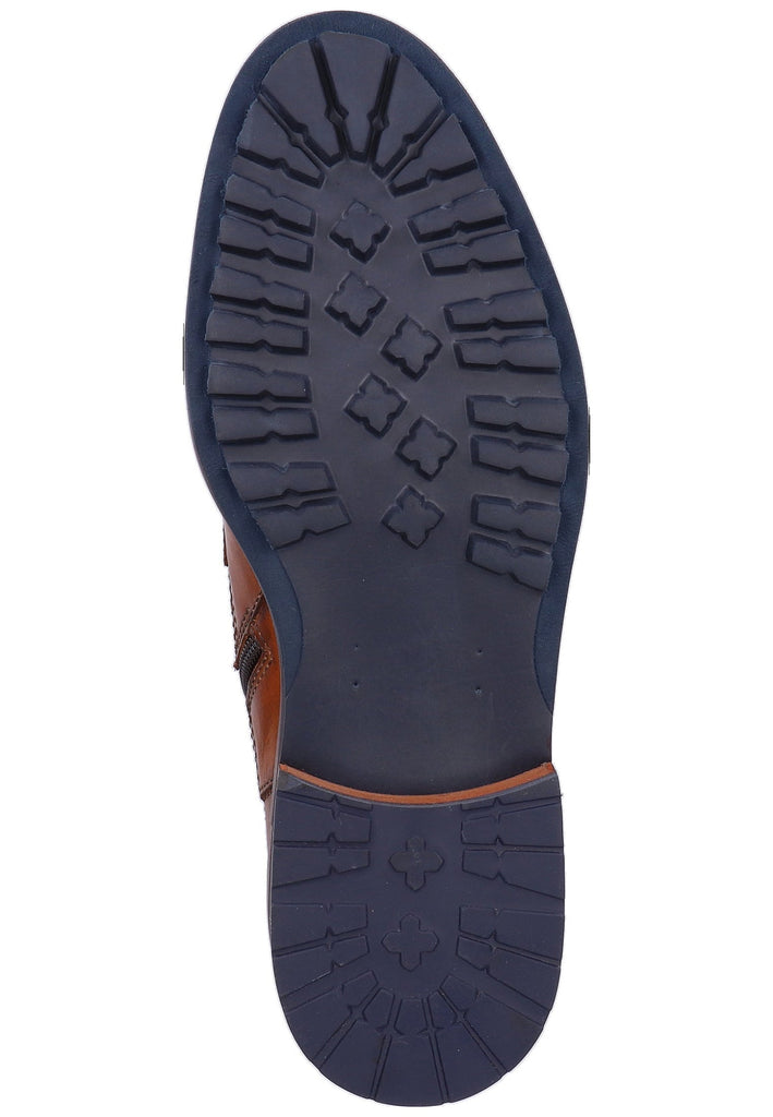 Bugatti Stiefelette Nappaleder Cognac Warmfutter - surf4shoes