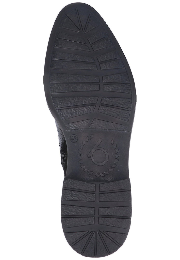 Bugatti Stiefelette Nappaleder Schwarz Warmfutter - surf4shoes