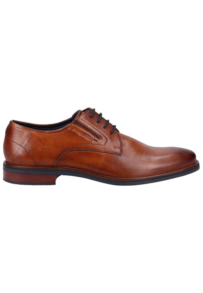 Bugatti Businessschuhe Glattleder Cognac - surf4shoes
