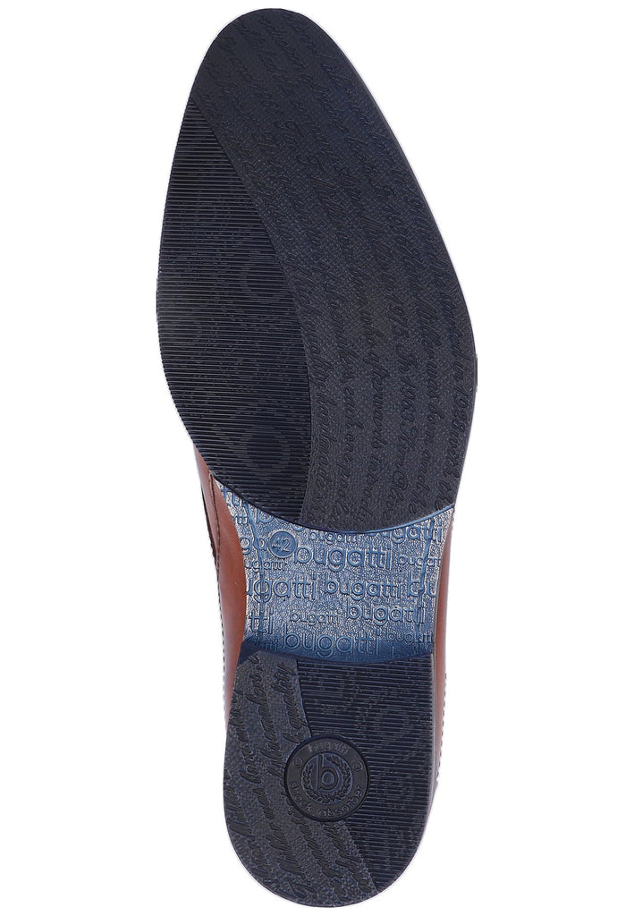 Bugatti Businessschuhe Glattleder Cognac - surf4shoes