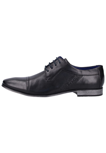 Bugatti Businessschuhe Nappaleder Schwarz - surf4shoes