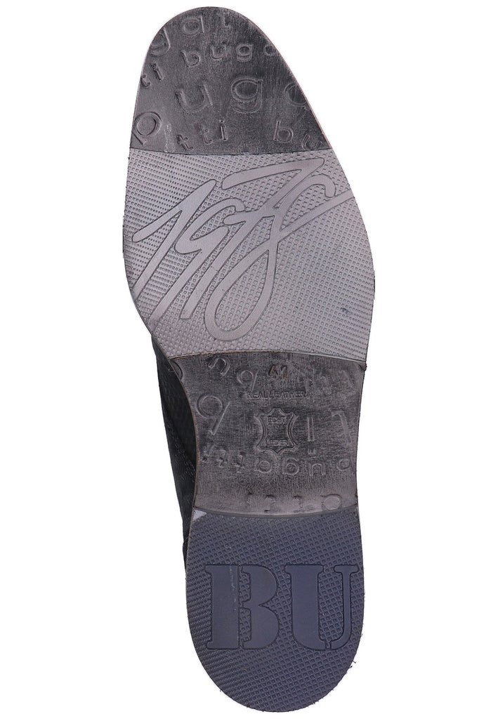 Bugatti Businessschuhe Nubukleder Dunkelblau - surf4shoes