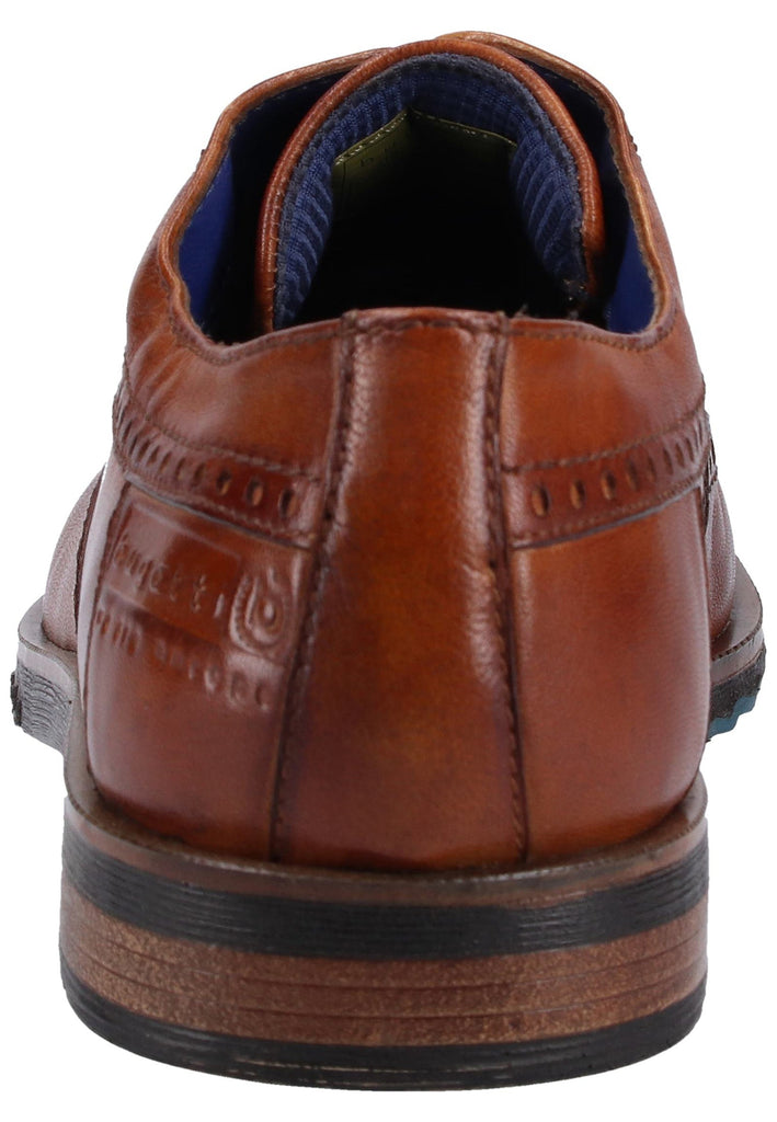 Bugatti Halbschuhe Glattleder Cognac - surf4shoes