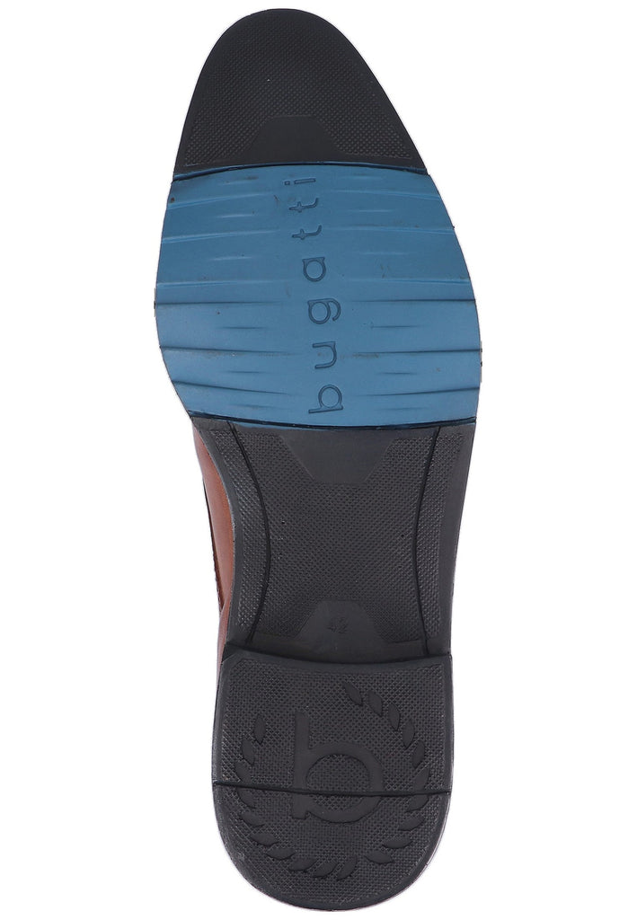 Bugatti Businessschuhe Glattleder Cognac - surf4shoes