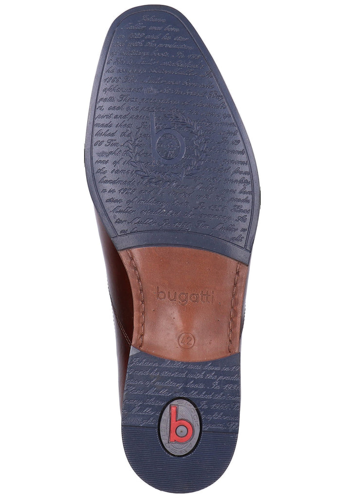 Bugatti Businessschuhe Glattleder Braun - surf4shoes