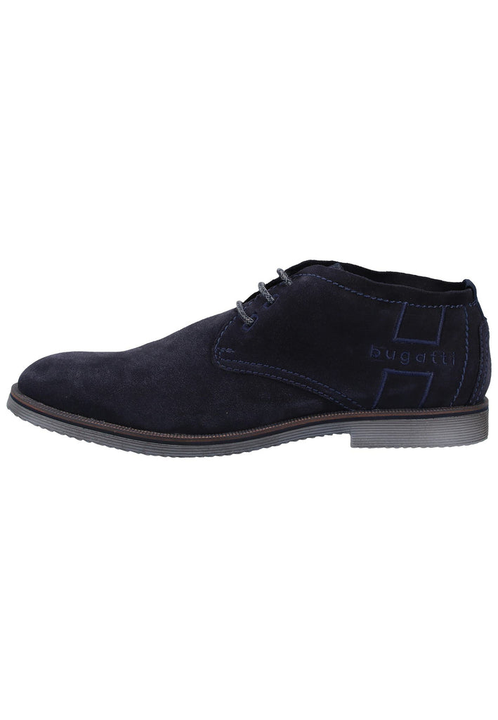 Bugatti Halbschuhe Veloursleder Dunkelblau - surf4shoes