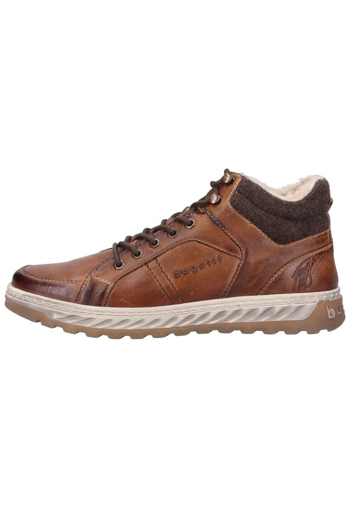 Bugatti Sneaker Glattleder Cognac Warmfutter - surf4shoes