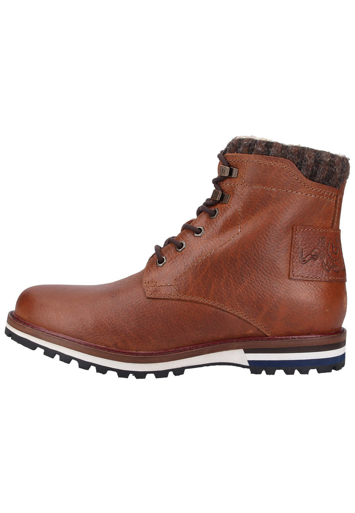 Bugatti Stiefelette Glattleder Braun Warmfutter - surf4shoes