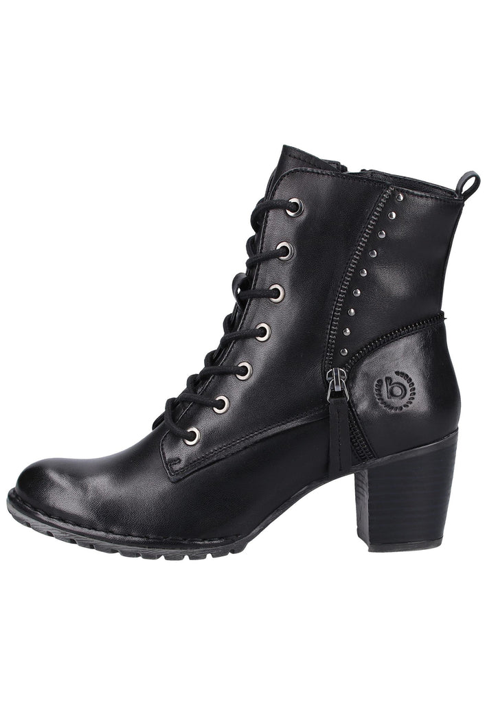 Bugatti Stiefelette Nappaleder Schwarz - surf4shoes