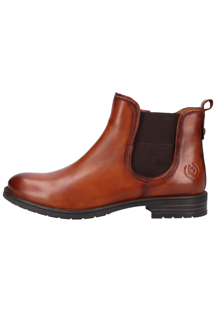 Bugatti Stiefelette Glattleder Cognac - surf4shoes