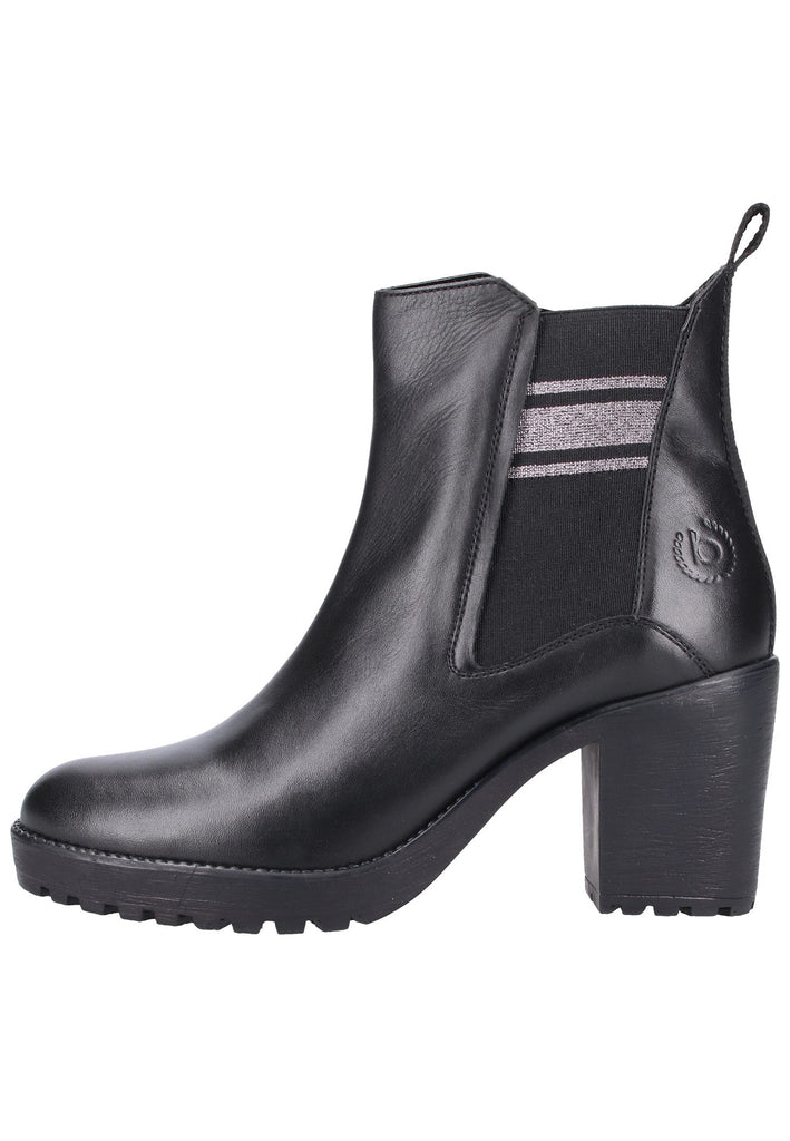 Bugatti Stiefelette Nappaleder Schwarz - surf4shoes