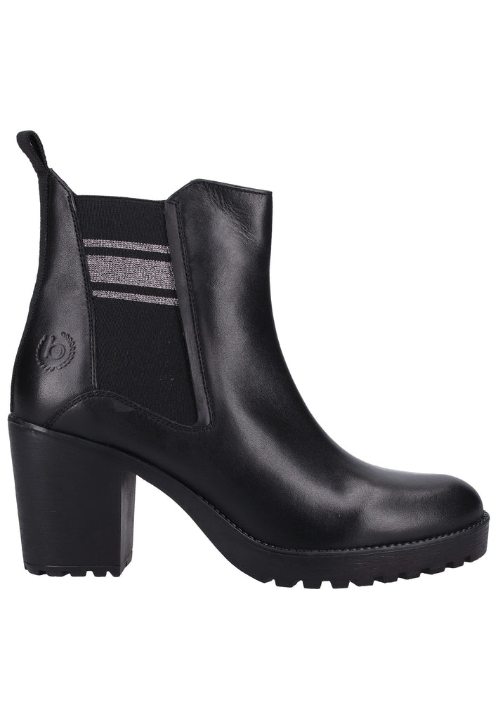 Bugatti Stiefelette Nappaleder Schwarz - surf4shoes