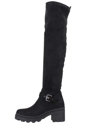 Bugatti Stiefel Lederimitat Schwarz - surf4shoes