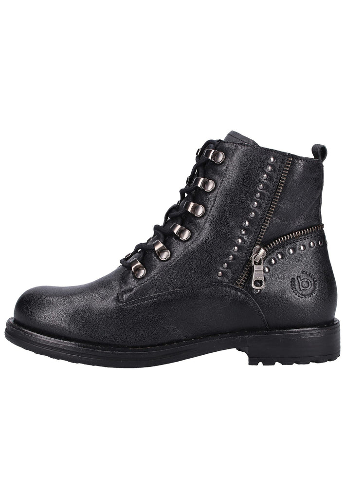 Bugatti Stiefelette Nappaleder Schwarz - surf4shoes