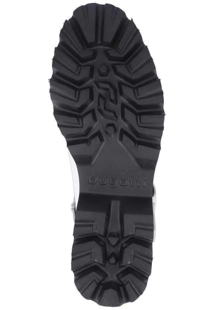 Bugatti Stiefelette Nappaleder Weiß/Schwarz - surf4shoes