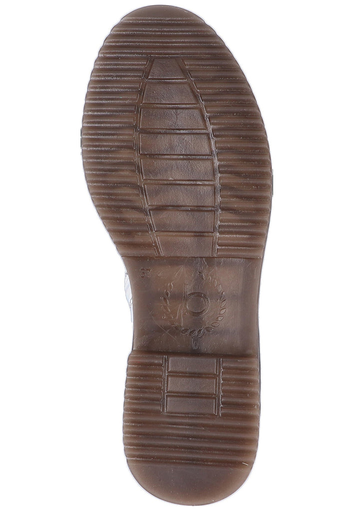 Bugatti Stiefelette Lederimitat/Textil Weiß/Braun Warmfutter - surf4shoes