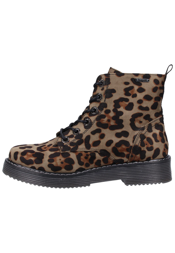 Bugatti Stiefelette Lederimitat/Textil Grün/Schwarz - surf4shoes