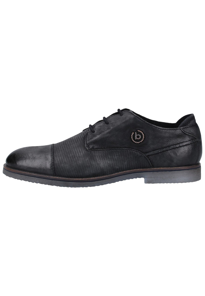 Bugatti Businessschuhe Nappaleder Schwarz - surf4shoes