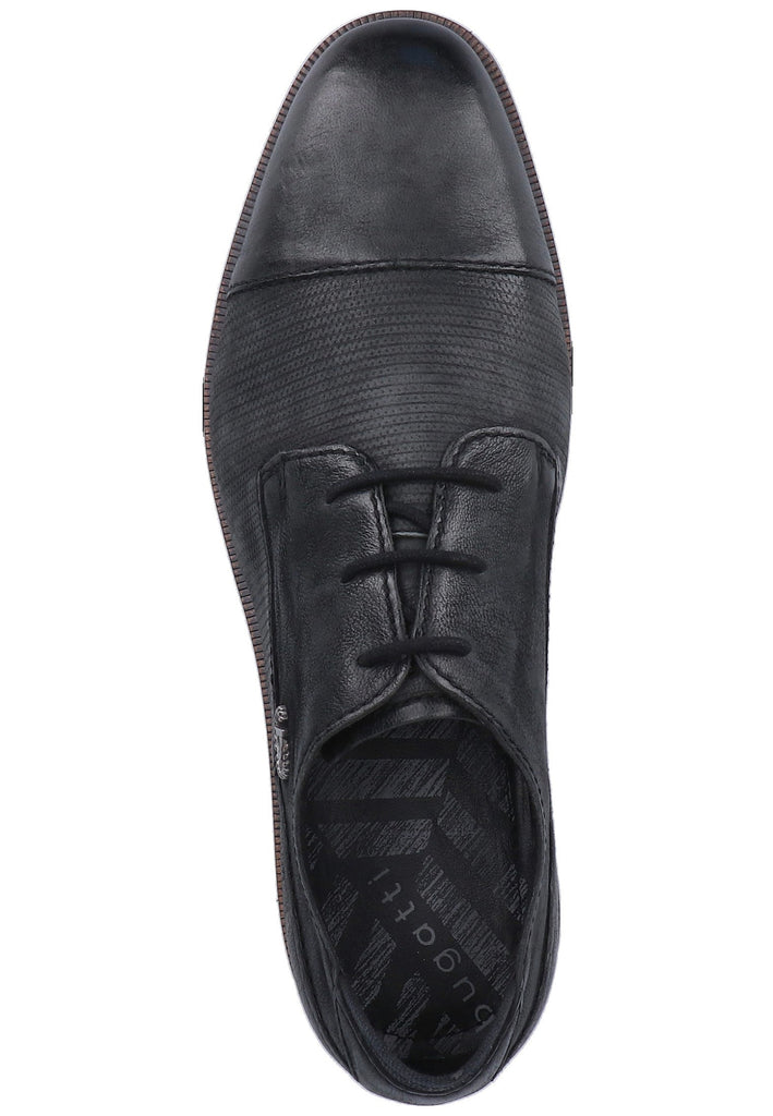 Bugatti Businessschuhe Nappaleder Schwarz - surf4shoes