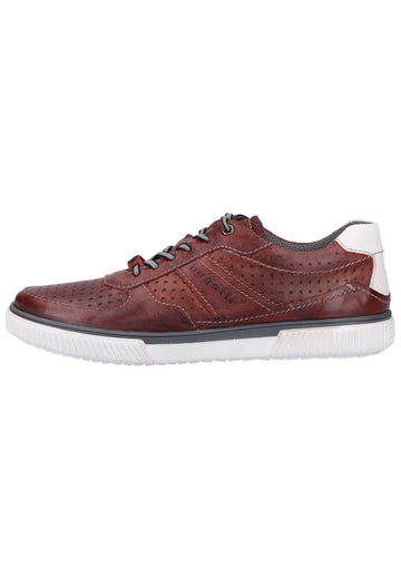 Bugatti Sneaker Glattleder Dunkelrot - surf4shoes
