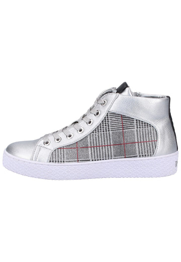 Bugatti Sneaker Lederimitat Silber - surf4shoes