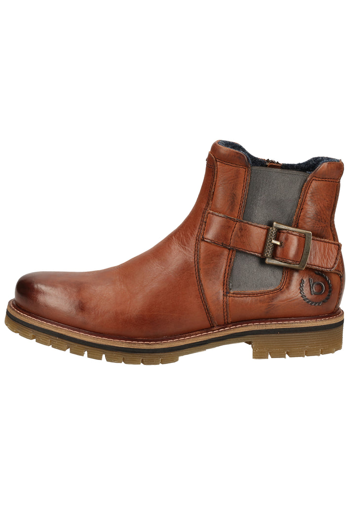 Bugatti Stiefelette Leder Braun Warmfutter - surf4shoes
